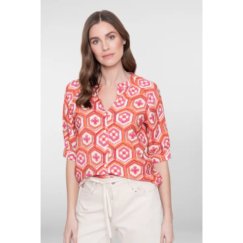 Geisha-Fashi_summer-2026_718_63245-20 Geisha Blouse 63245-20 718 Multicolour