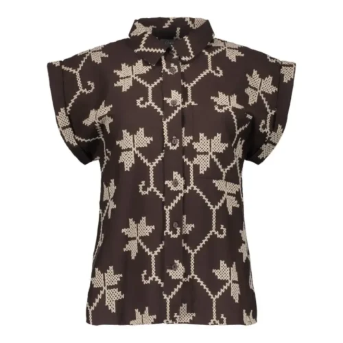Geisha Blouse 63212-20 750 Bruin