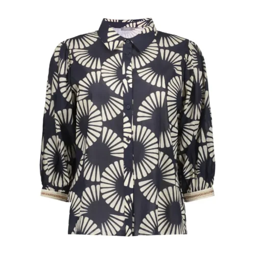 Geisha Blouse 63208-20 999 Zwart/Ecru