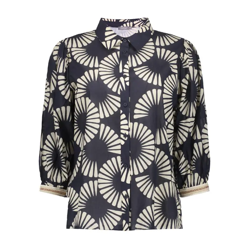 Geisha-Fashi_summer-2026_999_63208-20_2 Geisha Blouse 63208-20 999 Zwart/Ecru