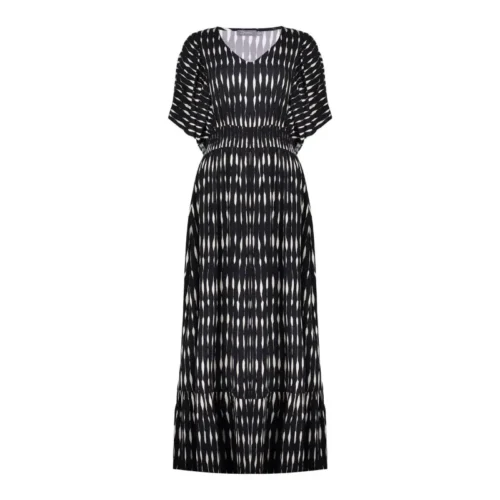 Geisha Jurk 67114-20 999 Zwart/Ecru