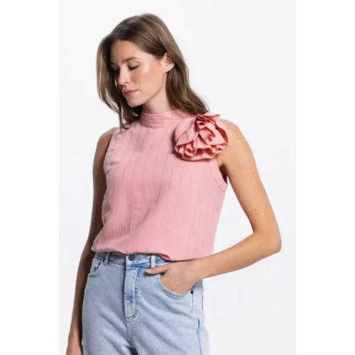 Jansen Amsterdam Top Princess SS26 349 Blush