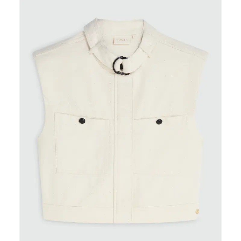JOSH-V-_Summer-2026_295_JV-2603-0117 Josh V Gilet Maxwell JV-2603-0117 295 Ecru