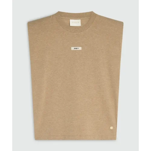 JOSH-V-_Summer-2026_622_JV-2603-1103 Josh V T-Shirt Sue JV-2603-1103 622 Light Khaki