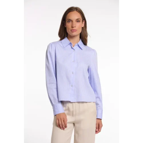 Rino&Pelle_SS26_11034_Felise.7002623 Rino & Pelle Blouse Felise 7002623 11034 Blue Stripe