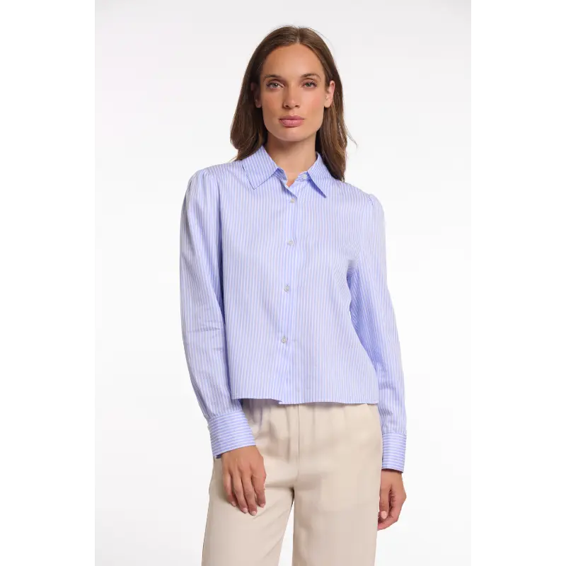 Rino&Pelle_SS26_11034_Felise.7002623 Rino & Pelle Blouse Felise 7002623 11034 Blue Stripe