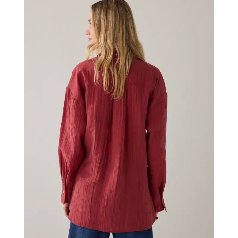 Summum-_spring-2026_559_2s3430-12373_3 Summum Blouse 2s3430-12373 559 Brick Red