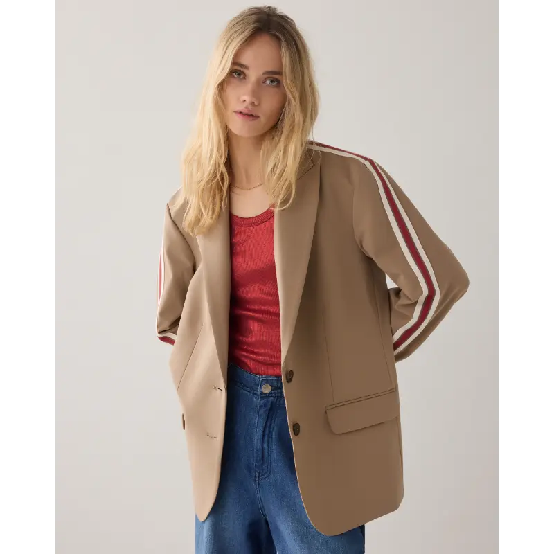 Summum-_spring-2026_703_1s1283-12364 Summum Blazer 1s1283-12364 703 Khaki