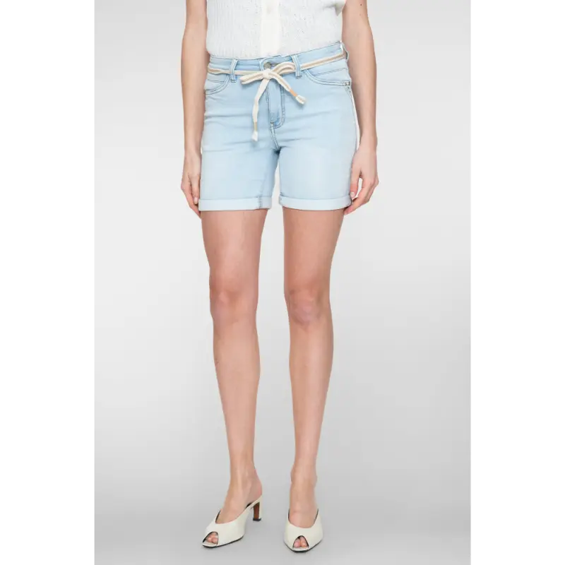 frances Bleached Denim1 Geisha Short Frances 830 Bleached Denim
