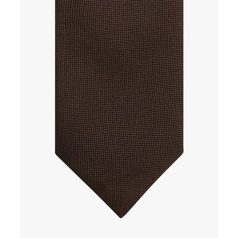 pp2a00012f Dark Brown2 Profuomo Stropdas PP2A00012f Donkerbruin