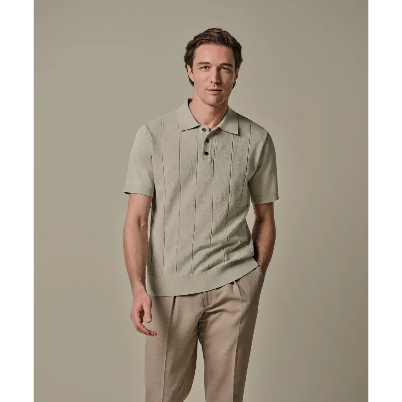 ppxd10030e Beige2 Profuomo Polo PPXD10030e Beige