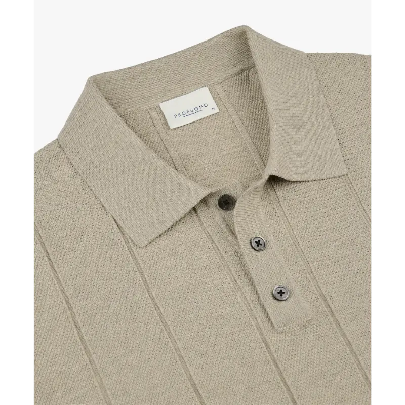 ppxd10030e Beige3 Profuomo Polo PPXD10030e Beige