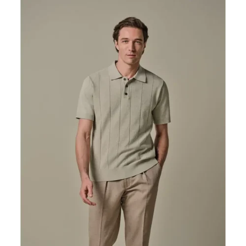 ppxd10030e1 (1) Profuomo Polo PPXD10030e Beige