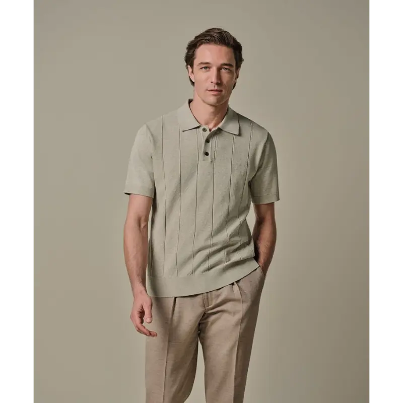 ppxd10030e1 (1) Profuomo Polo PPXD10030e Beige