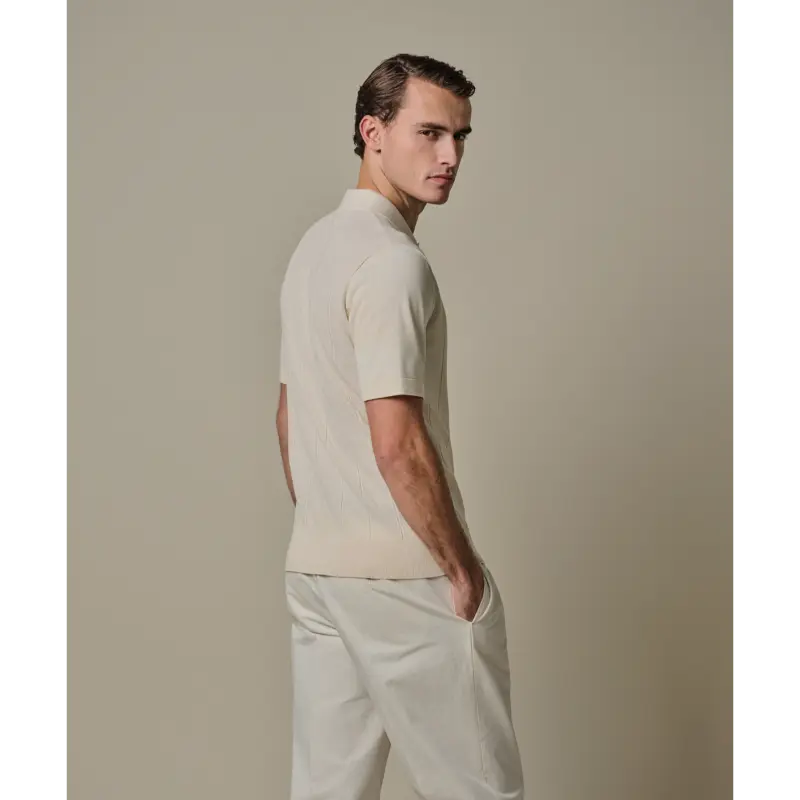 ppxd10030f off white5 Profuomo Polo PPXD10030f Off-White