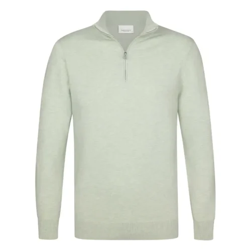 ppxj10008e2 Profuomo Trui Halfzip PPXJ10008e z1 Licht Groen