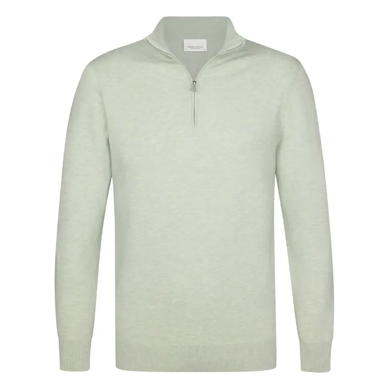 ppxj10008e2 Profuomo Trui Halfzip PPXJ10008e z1 Licht Groen