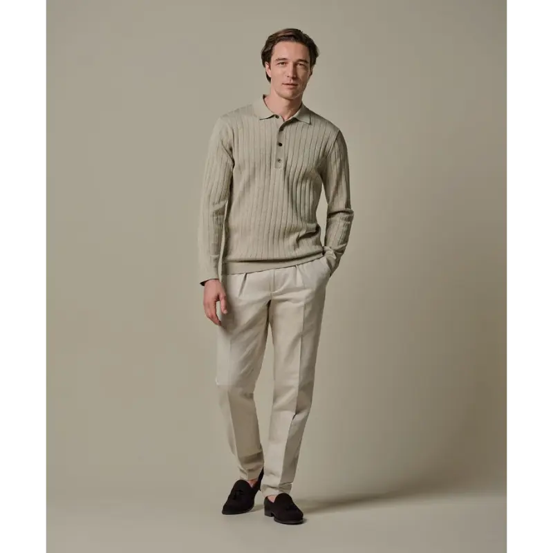 ppxj10021c2 Profuomo Polo PPXJ10021c Beige
