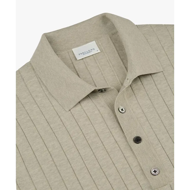 ppxj10021c5 Profuomo Polo PPXJ10021c Beige