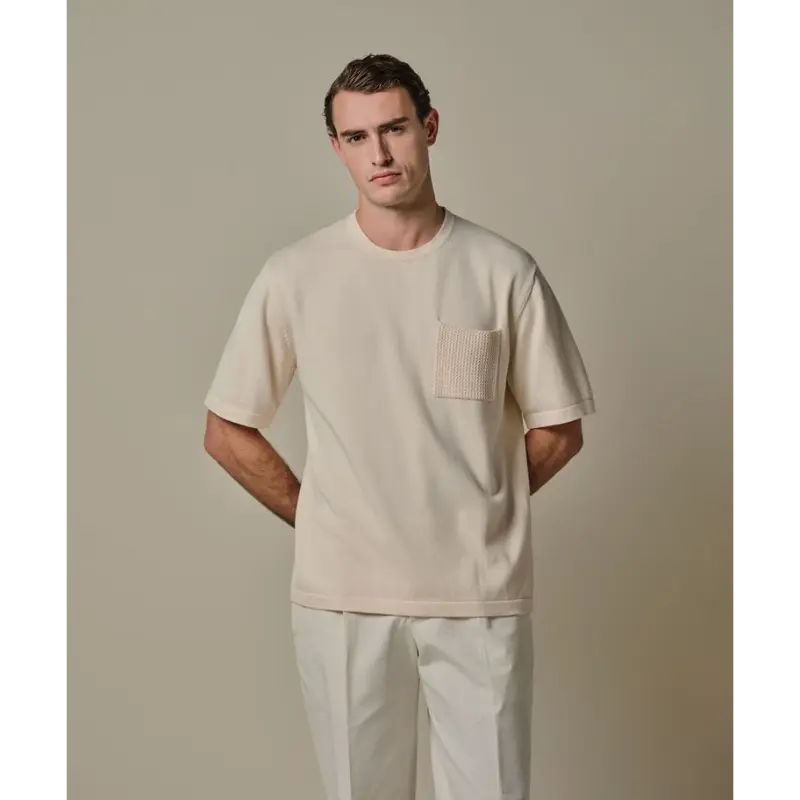 ppxt10005b1 Profuomo T-Shirt PPXT10005b Off-White