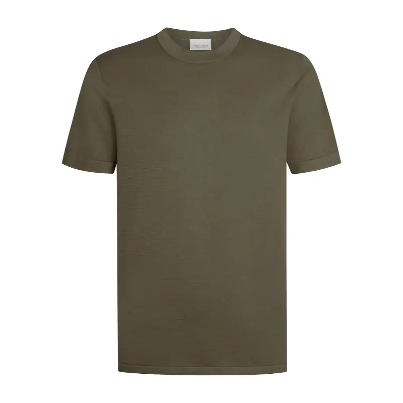 ppxt10009c1 Profuomo T-Shirt PPTX10009c h1 Licht Bruin
