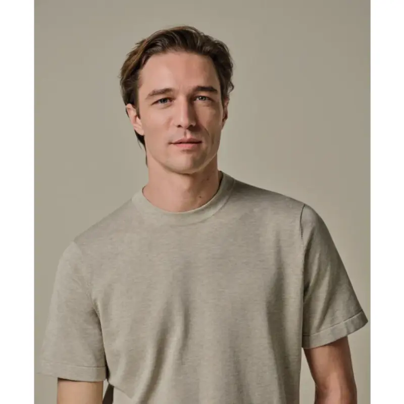 ppxt10009g1 Profuomo T-Shirt PPXT10009g Beige