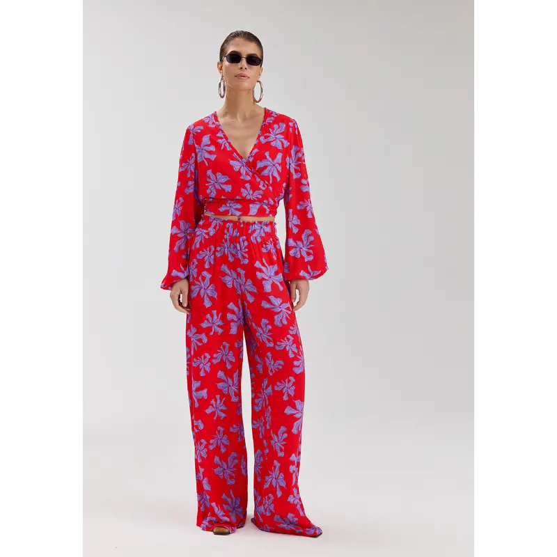 ss26p1052 Harper&Yve Broek Riley SS26P105 628 Wild Rose