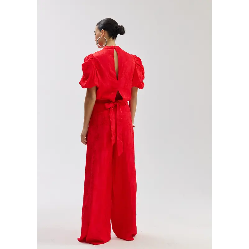 ss26p1062 Harper&Yve Broek Rosie SS26P106 323 Poppy Red