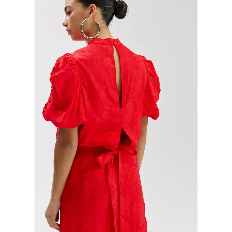 ss26p4073 Harper&Yve Top Macey SS26P407 323 Poppy Red