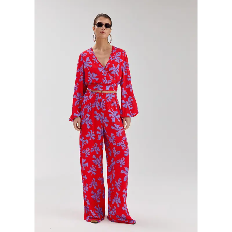 ss26p6091 Harper&Yve Top Flora SS26P609 628 Wild Rose