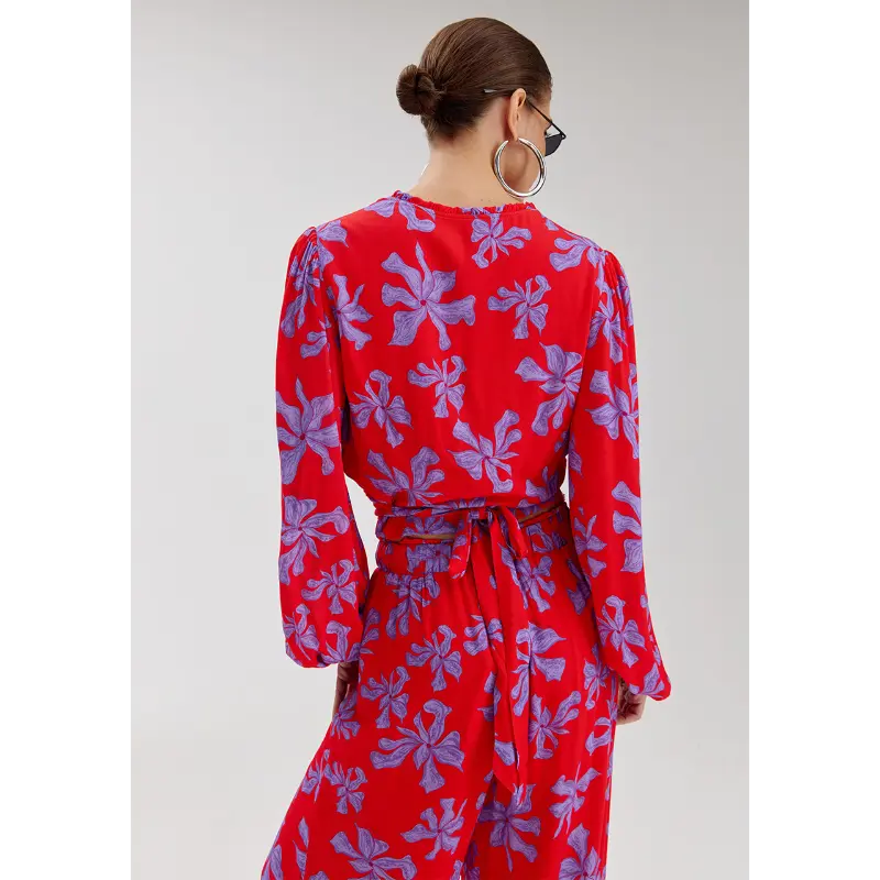 ss26p6094 Harper&Yve Top Flora SS26P609 628 Wild Rose