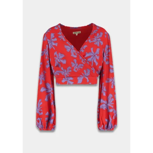 ss26p6095 Harper&Yve Top Flora SS26P609 628 Wild Rose