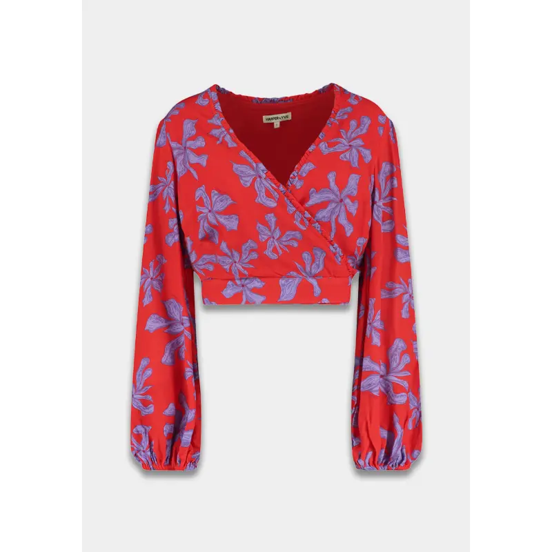 ss26p6095 Harper&Yve Top Flora SS26P609 628 Wild Rose