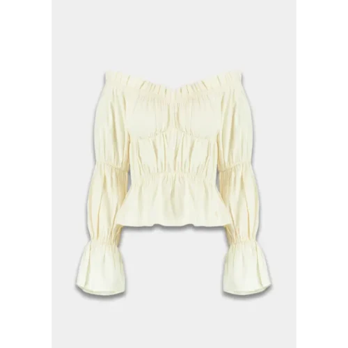 ss26p6115 Harper&Yve Top Roan SS26P611 101 Ecru