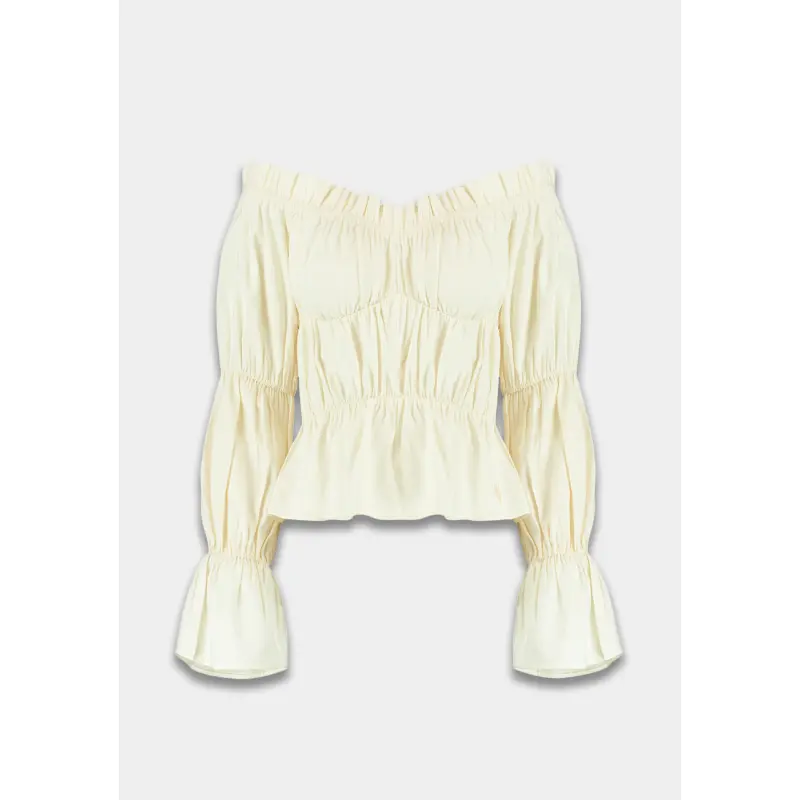 ss26p6115 Harper&Yve Top Roan SS26P611 101 Ecru