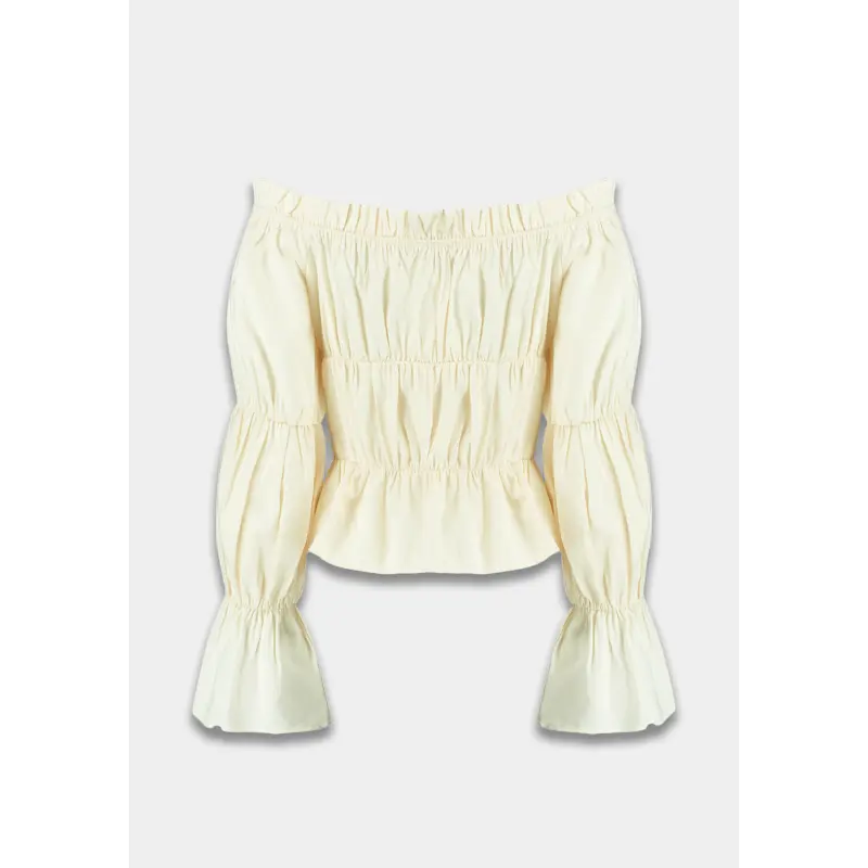 ss26p6116 Harper&Yve Top Roan SS26P611 101 Ecru