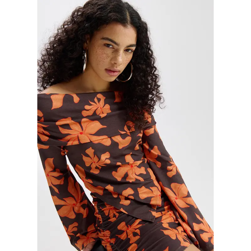 ss26t5052 Harper&Yve Top Jesse SS26T505 1283 Wild Flower