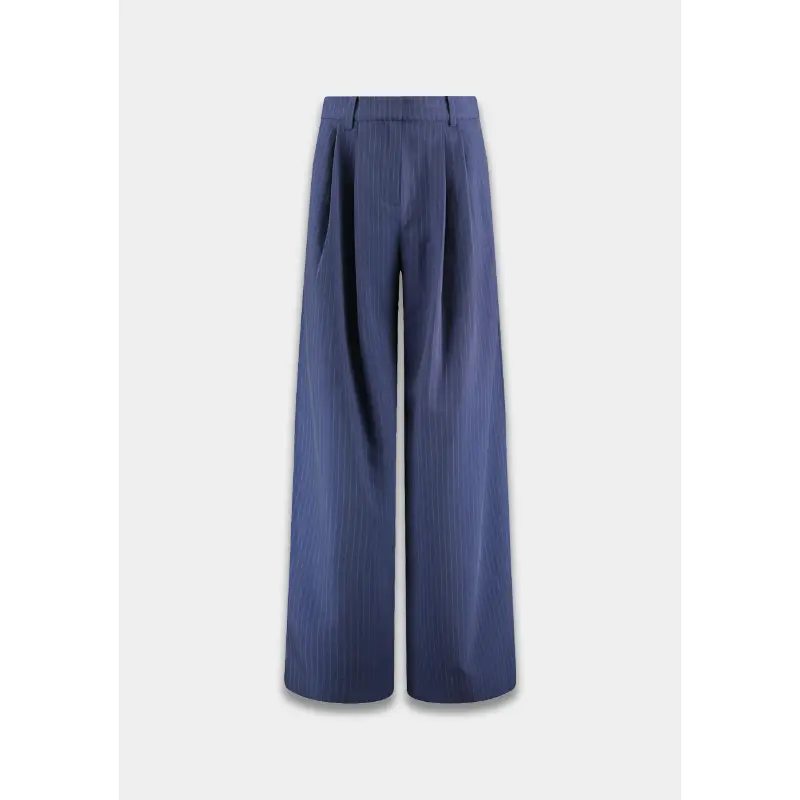 ss6n1056 Harper&Yve Broek Mason SS26N105 424 Blue Stripe