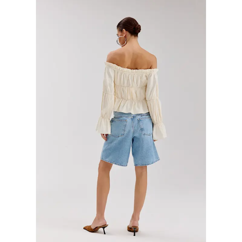 ss6z1063 Harper&Yve Short Fayra SS6Z106 401 Light Blue