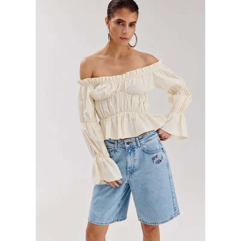 ss6z1064 Harper&Yve Short Fayra SS6Z106 401 Light Blue