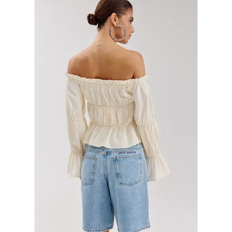 ss6z1065 Harper&Yve Short Fayra SS6Z106 401 Light Blue