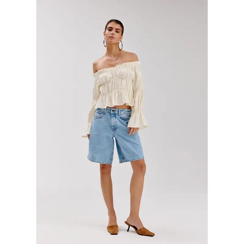 ss6z1068 Harper&Yve Short Fayra SS6Z106 401 Light Blue