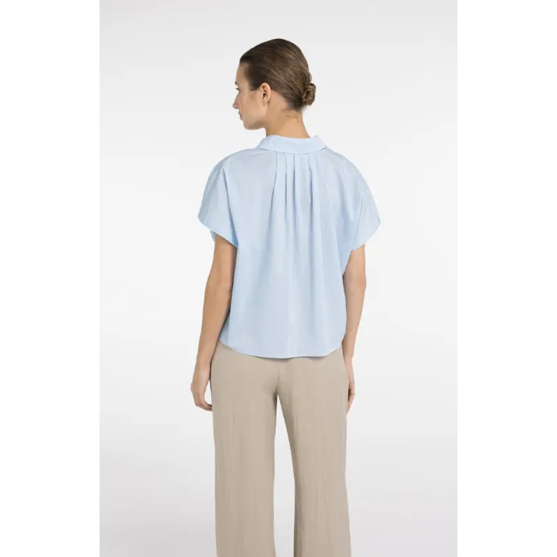 01-201202-604 Blauw05 Yaya Blouse 01-201202-604 99073 Licht Blauw