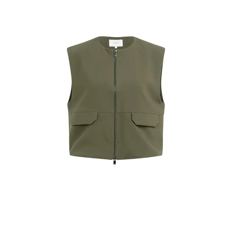 01-511051-604 Groen02 Yaya Gilet 01-511051-604 99065 Groen