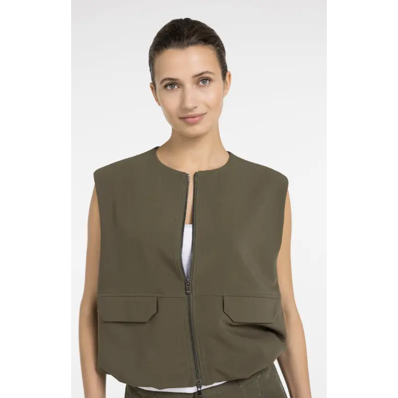 01-511051-604 Groen06 Yaya Gilet 01-511051-604 99065 Groen