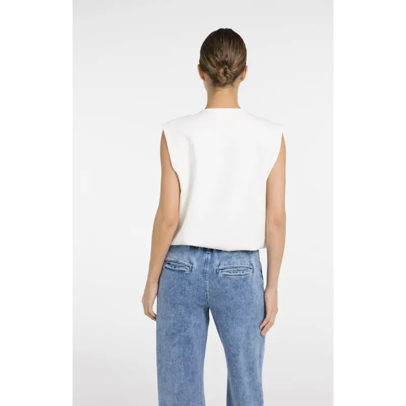 01-511051-604 Off White05 Yaya Gilet 01-511051-604 99064 Off-White