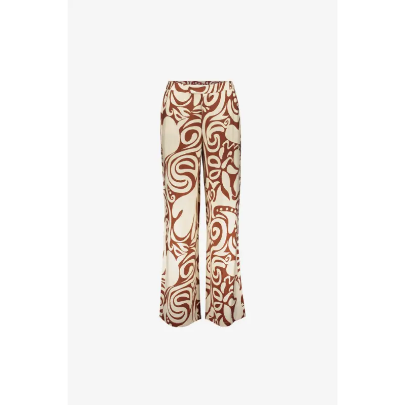61401-26 Ecru3 Geisha Broek 61401-26 760 Ecru/Tabacco