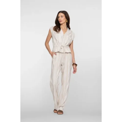 61430-20 Off White6 Geisha Broek 61430-20 720 Sand/Lurex