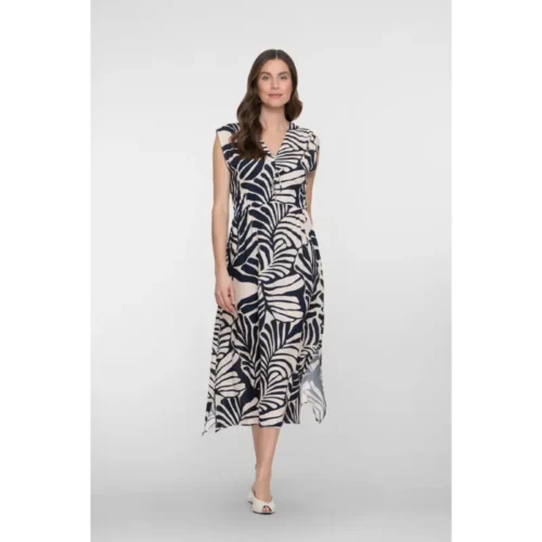 67396-20 Navy1 Geisha Jurk 67396-20 625 Deep Blue