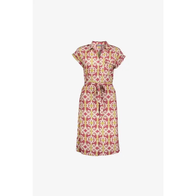 67414-20 Raspberry3 Geisha Jurk 67414-20 451 Multicolour